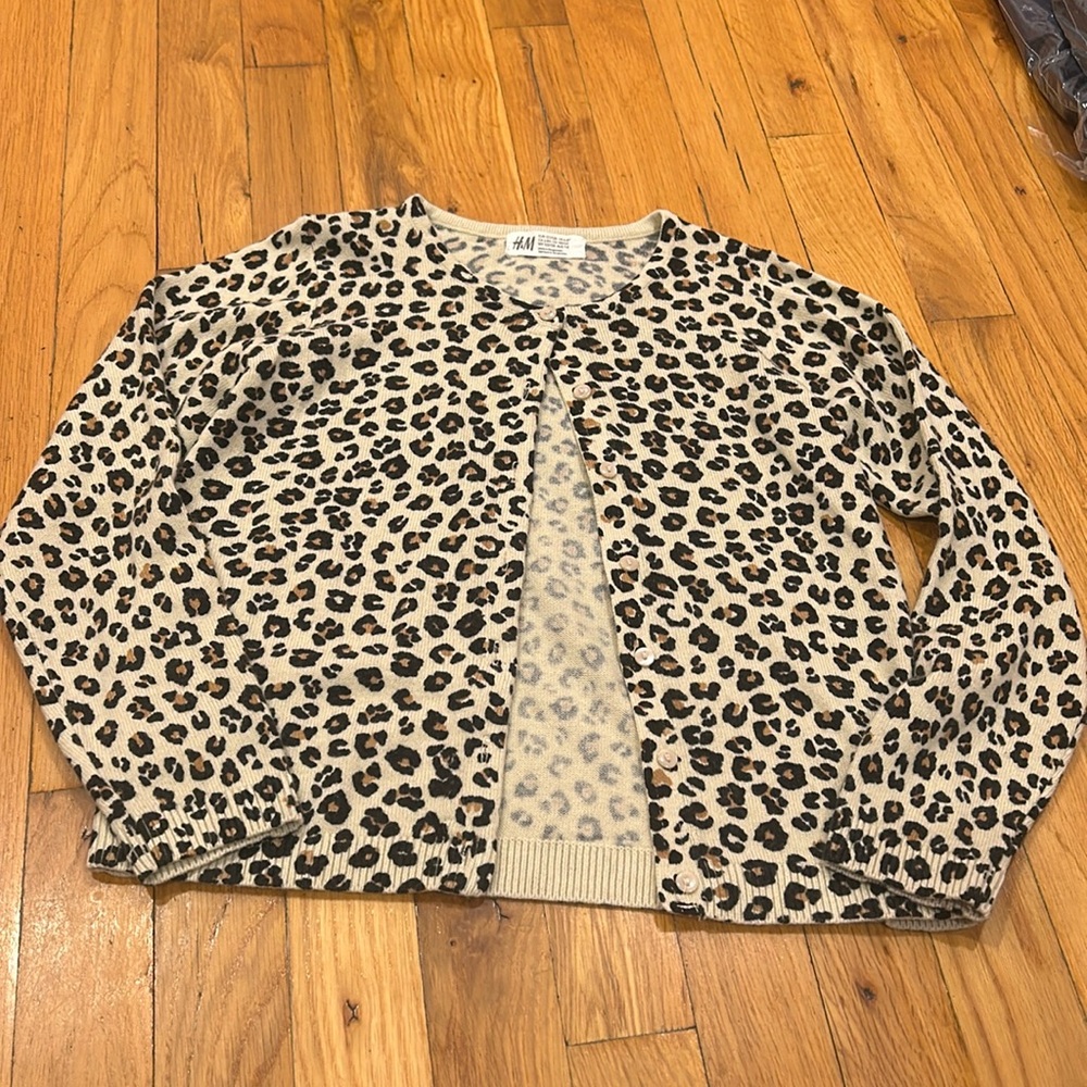 Girls Leopard Cardi